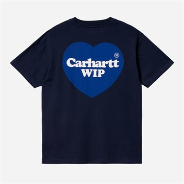 Carhartt WIP T-Shirt W Double Heart Blue